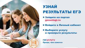 Как узнать результаты ЕГЭ через Госуслуги в Центр Обувь