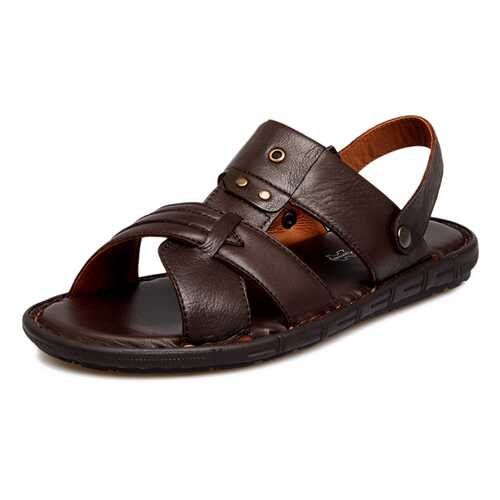 Сандалии мужские Pierre Cardin 02806190 коричневые 41 RU в Центр Обувь