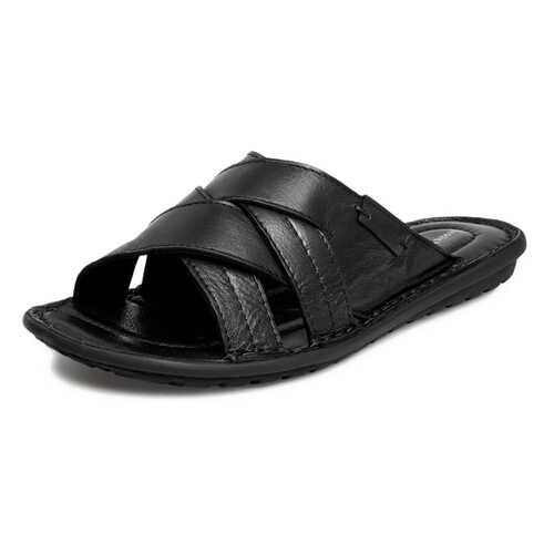 Шлепанцы мужские Alessio Nesca Comfort 03106130 черные 41 RU в Центр Обувь