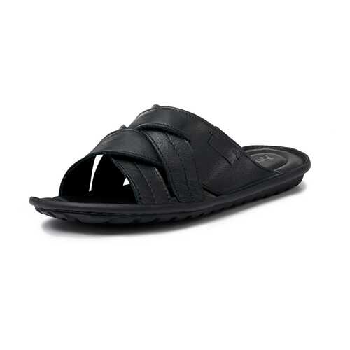 Шлепанцы мужские Alessio Nesca Comfort TR-AMR-046A черные 42 RU в Центр Обувь