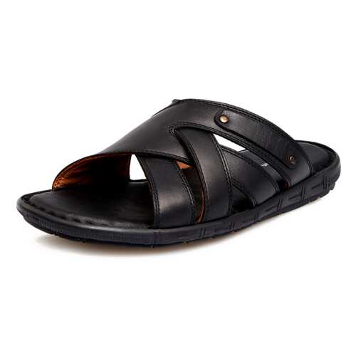 Шлепанцы мужские Pierre Cardin 710017663 черные 41 RU в Центр Обувь