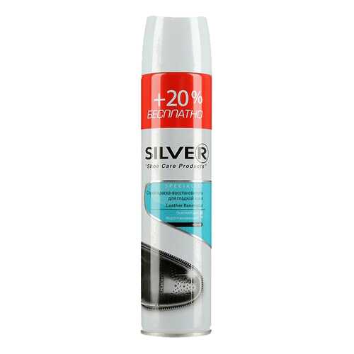 Спрей краска-восстановитель Silver для гладкой кожи цвет черный 300 мл в Центр Обувь
