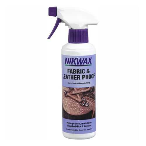 Водоотталкивающая пропитка для обуви Nikwax Fabrick & Leather Spray 300мл в Центр Обувь