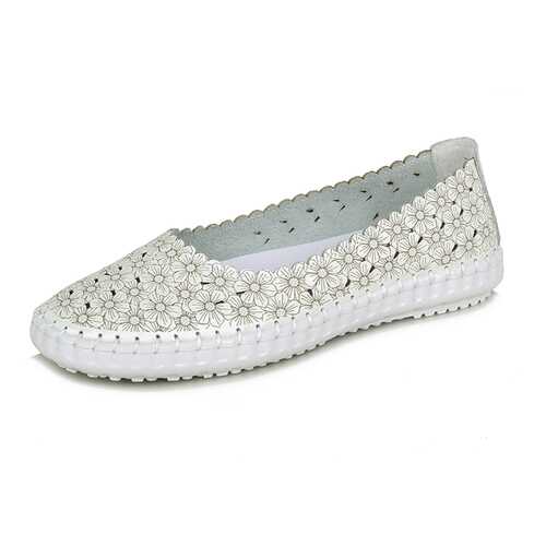 Балетки женские Alessio Nesca Comfort ADL20SS-025 белые 41 RU в Центр Обувь