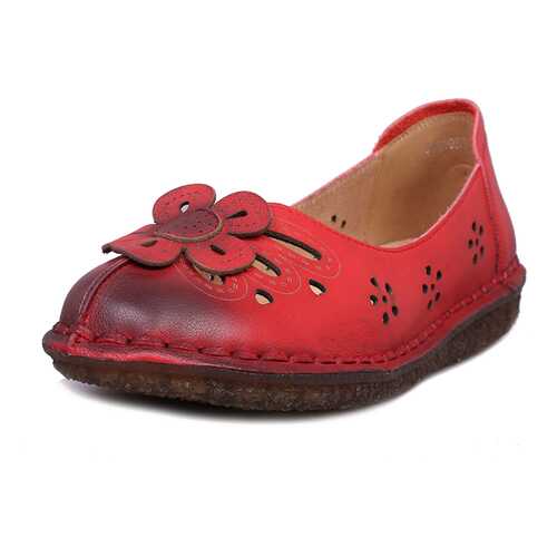 Балетки женские Alessio Nesca Comfort AMG19SS-34 красные 41 RU в Центр Обувь