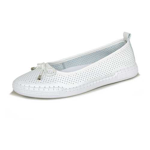 Балетки женские Alessio Nesca Comfort FX20S-20 белые 38 RU в Центр Обувь