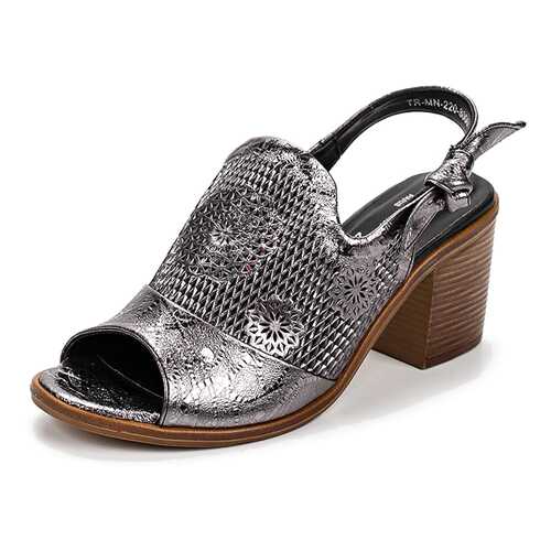 Босоножки женские Pierre Cardin 01806C30 серебристые 40 RU в Центр Обувь