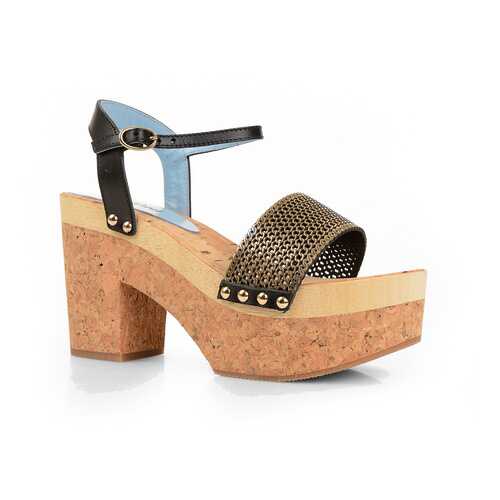 Босоножки женские Studio Pollini SA16549I0KTH400A золотистые 40 RU в Центр Обувь