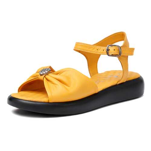 Сандалии женские Pierre Cardin TR-MN-113-1003 желтые 40 RU в Центр Обувь