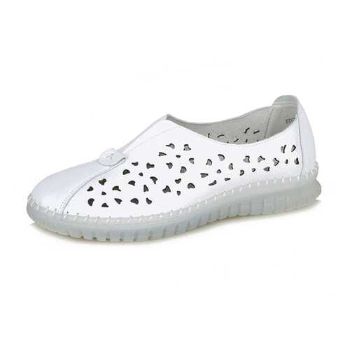 Мокасины женские Alessio Nesca Comfort HTY20SS-14 белые 39 RU в Центр Обувь