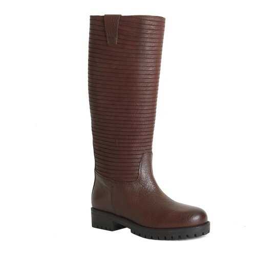 Сапоги женские Studio Pollini SA26174G0JTO120A коричневые 41 RU в Центр Обувь