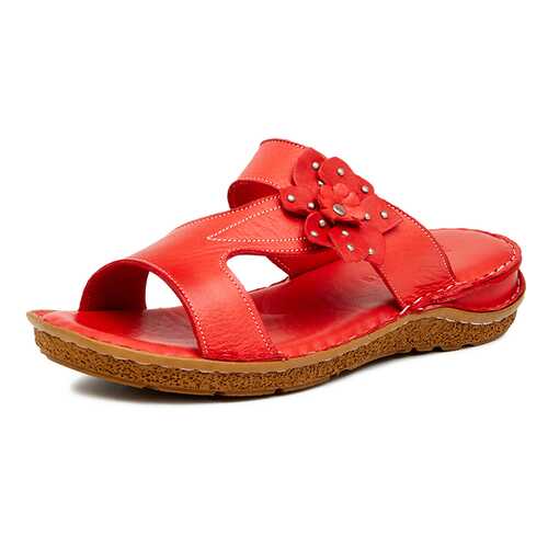 Шлепанцы женские Alessio Nesca Comfort 710018219 красные 38 RU в Центр Обувь