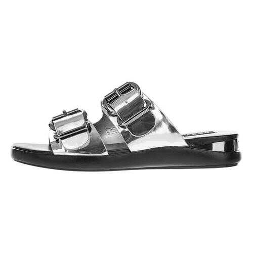 Шлепанцы женские DKNY K4900889 серебристые 8.5 US в Центр Обувь