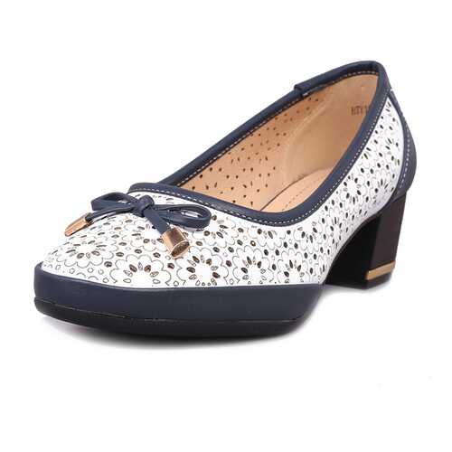 Туфли женские T.Taccardi 27306460 белые/синие 38 RU в Центр Обувь