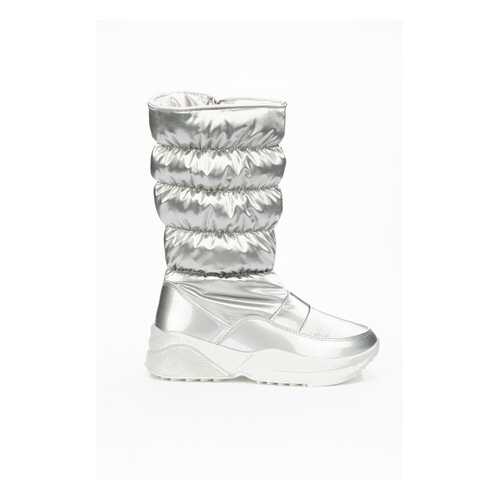 Дутики женские Jog Dog 1602DR серебристые 41 RU в Центр Обувь