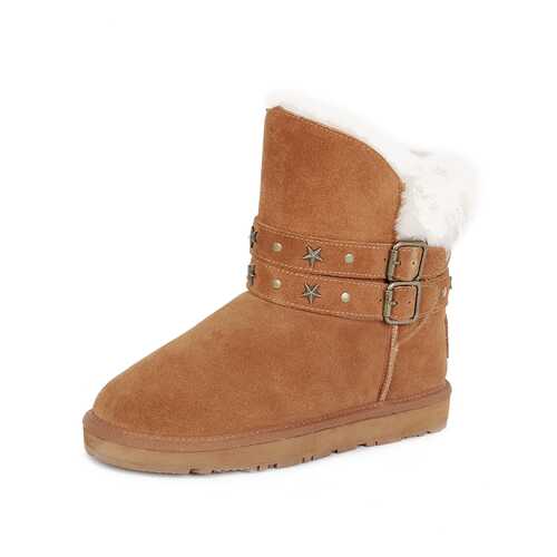 Угги женские Pierre Cardin 710018613 коричневые 41 RU в Центр Обувь