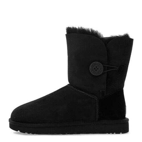 Угги женские UGG Bailey Button II черные 5 US в Центр Обувь