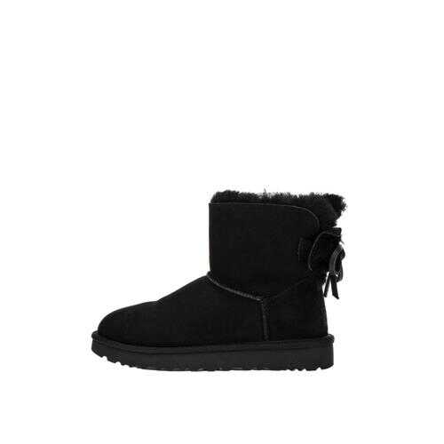 Угги женские UGG Classic Double Bow Mini черные 5 US в Центр Обувь